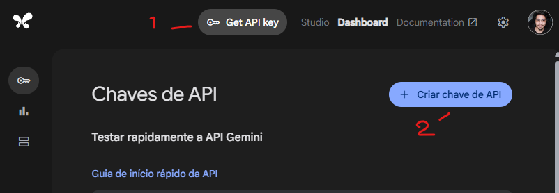Obter API Key do Gemini